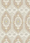 Bukhara Wallpaper - Sugar Almond - Lewis & Wood - Premier Wallcovering