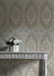 Bukhara Wallpaper - Sugar Almond - Lewis & Wood - Premier Wallcovering