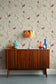 Butterflies Wallpaper - Bone - Timorous Beasties - BTN/BFL/TXMT/03 - Premier Wallcovering