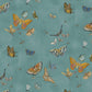 Butterflies Wallpaper - Celadon - Josephine Munsey - JMW-104331 - Premier Wallcovering
