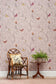 Butterflies Wallpaper - Dusted Pink - Timorous Beasties - BTN/BFL/TXMT/05 - Premier Wallcovering