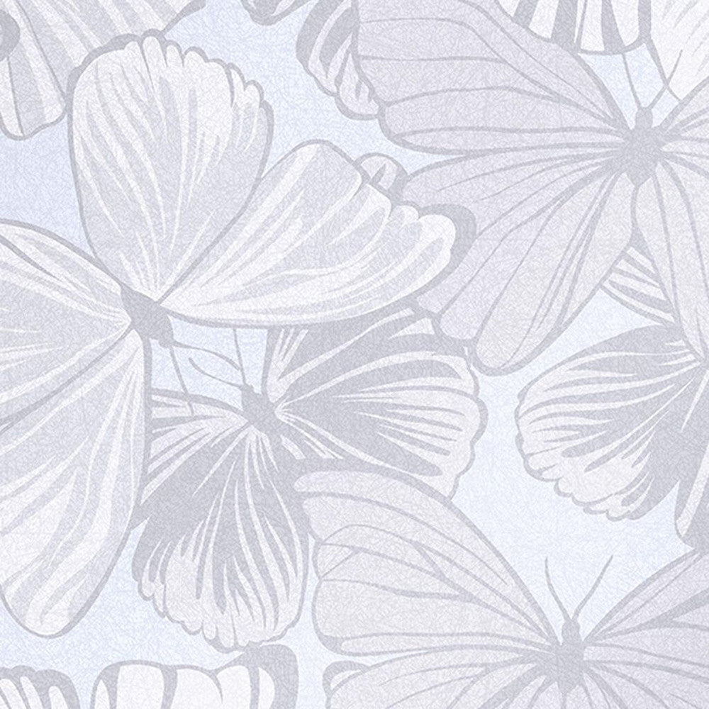 Butterfly Garden Wallpaper - Sugared Grey - Laura Ashley - 118496 - Premier Wallcovering