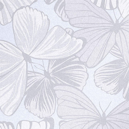 Butterfly Garden Wallpaper - Sugared Grey - Laura Ashley - 118496 - Premier Wallcovering