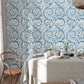 Butterrow Wallpaper - Bright Blue and White - Josephine Munsey - JMW-103131 - Premier Wallcovering