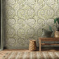 Butterrow Wallpaper - Green - Josephine Munsey - JMW-103121 - Premier Wallcovering