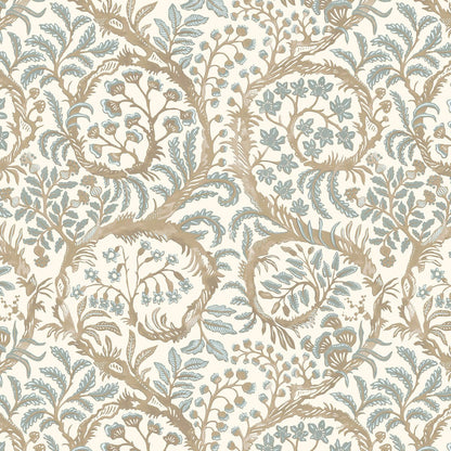 Butterrow Wallpaper - Soft Blue and Brown - Josephine Munsey - JMW-103101 - Premier Wallcovering