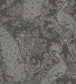 Byron Wallpaper - Metallic Silver on Charcoal Foil - 94/7039 - Cole & Son - Premier Wallcovering