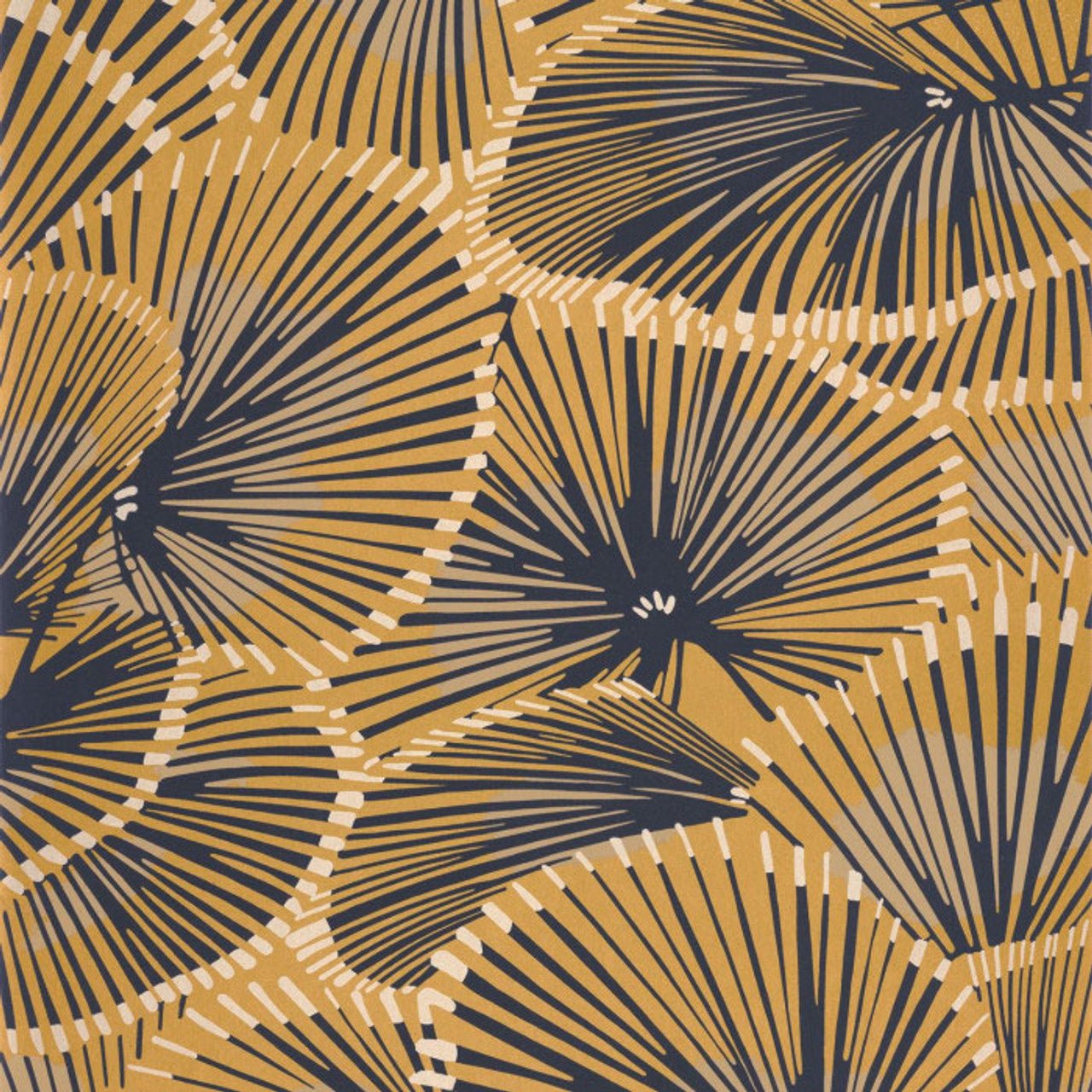 Cabaret Twenties Wallpaper - Jaune Mordore - Casadeco - 88642313 - Premier Wallcovering