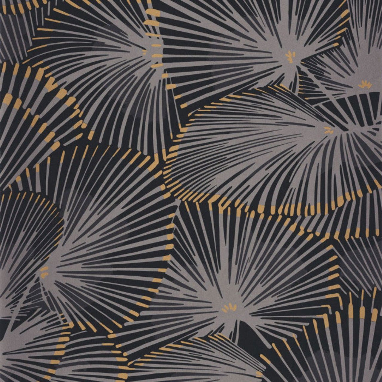 Cabaret Twenties Wallpaper - Noir Reglisse - Casadeco - 88649509 - Premier Wallcovering