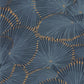 Cabaret Twenties Wallpaper - Bleu Orage - Casadeco - 88646484 - Premier Wallcovering