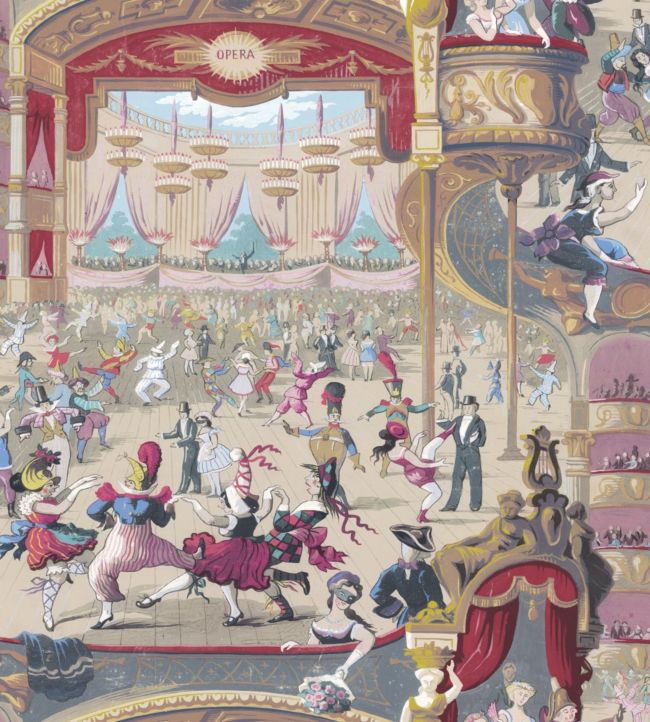 Cabaret Wallpaper - Cabaret Multi - 103/7026 - Cole & Son - Premier Wallcovering