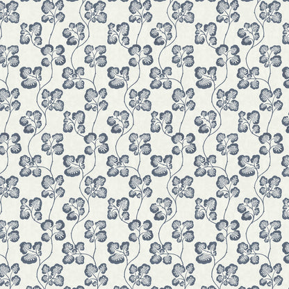 Cabbage Check Wallpaper - Bude Blue - Josephine Munsey - JMW-102441 - Premier Wallcovering