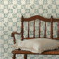Cabbage Check Wallpaper - Osney Blue and Clarke White - Josephine Munsey - JMW-102421 - Premier Wallcovering