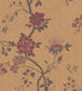 Camellia Wallpaper - Crimson on Metallic Gold - 115/8027 - Cole & Son - Premier Wallcovering