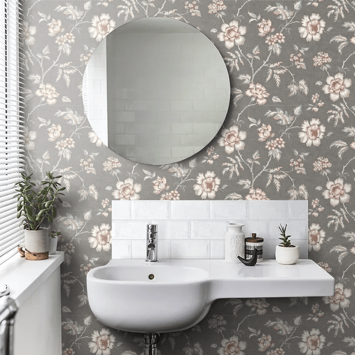 Camille Wallpaper - Brown - Boråstapeter - 7208 - Premier Wallcovering