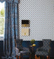 Camille Wallpaper - Indigo/Blue - Nina Campbell - NCW4303 - 01 - Premier Wallcovering