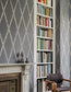 Cammei Wallpaper - Silver on Ink - 123/4017 - Cole & Son - Premier Wallcovering