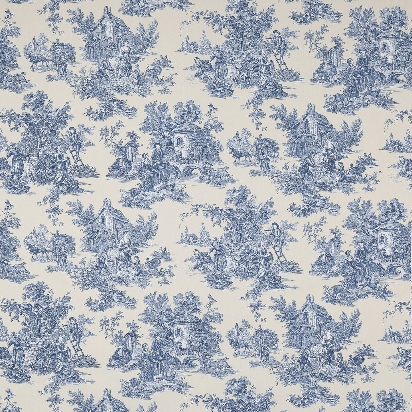 Campagne Fabric - Saphir - Manuel Canovas - M4079-04 - Premier Wallcovering