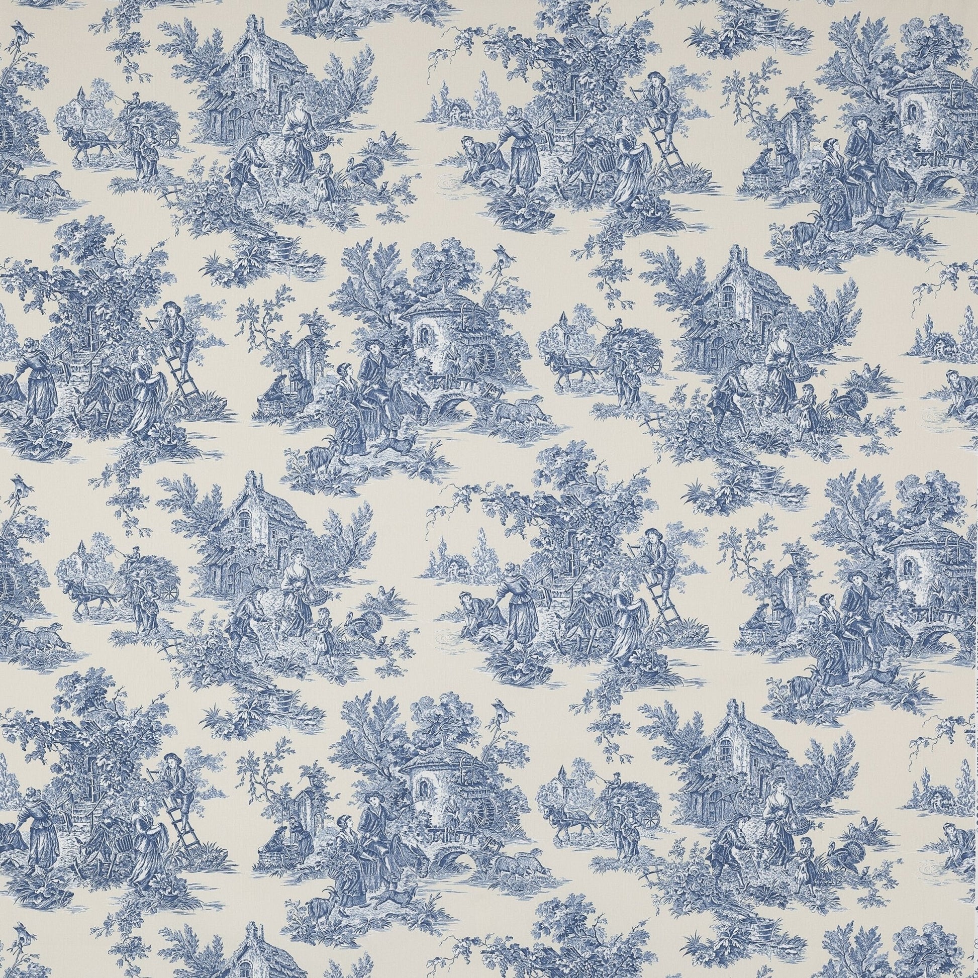 Campagne Fabric - Saphir - Manuel Canovas - M4079-04 - Premier Wallcovering