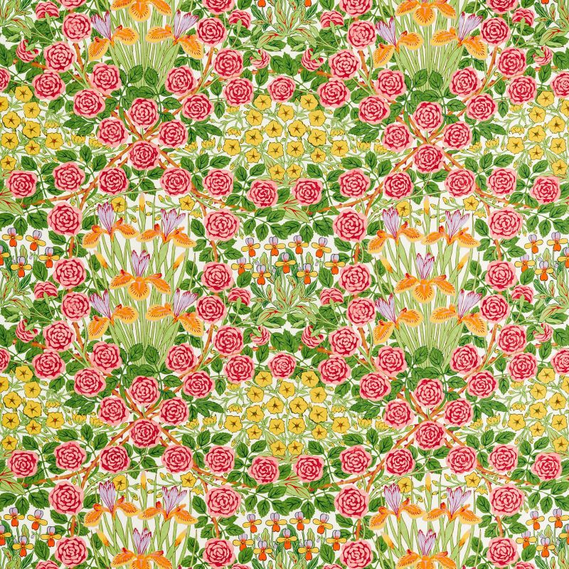 Campanula Fabric - Sunburst - Morris & Co - 227222 - Premier Wallcovering