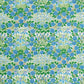Campanula Fabric - Peacock/Opal - Morris & Co - 227224 - Premier Wallcovering