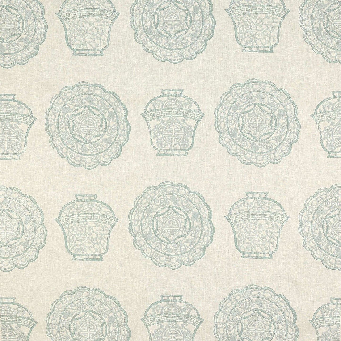 Candou Fabric - Celadon - Manuel Canovas - M4040-01 - Premier Wallcovering