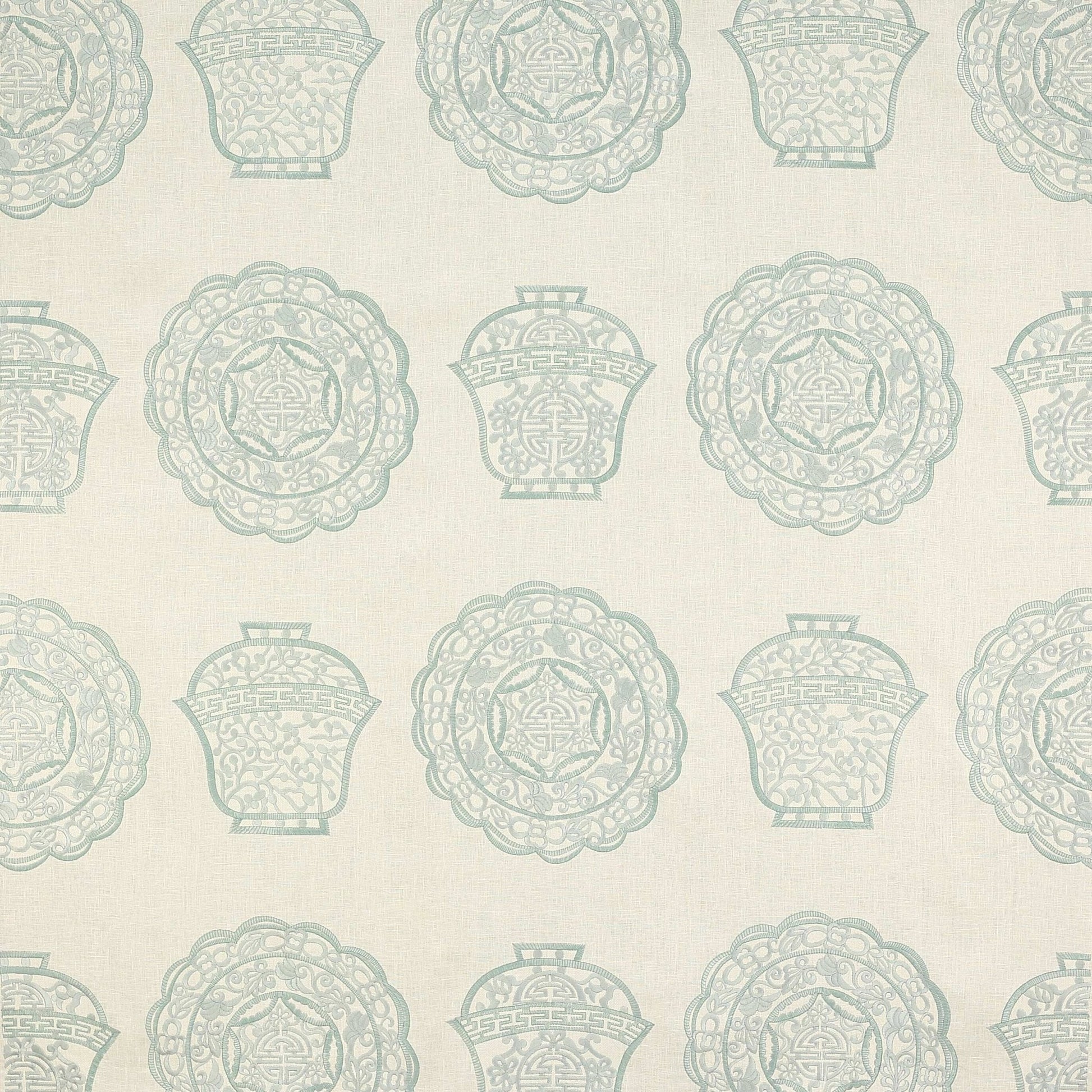 Candou Fabric - Celadon - Manuel Canovas - M4040-01 - Premier Wallcovering