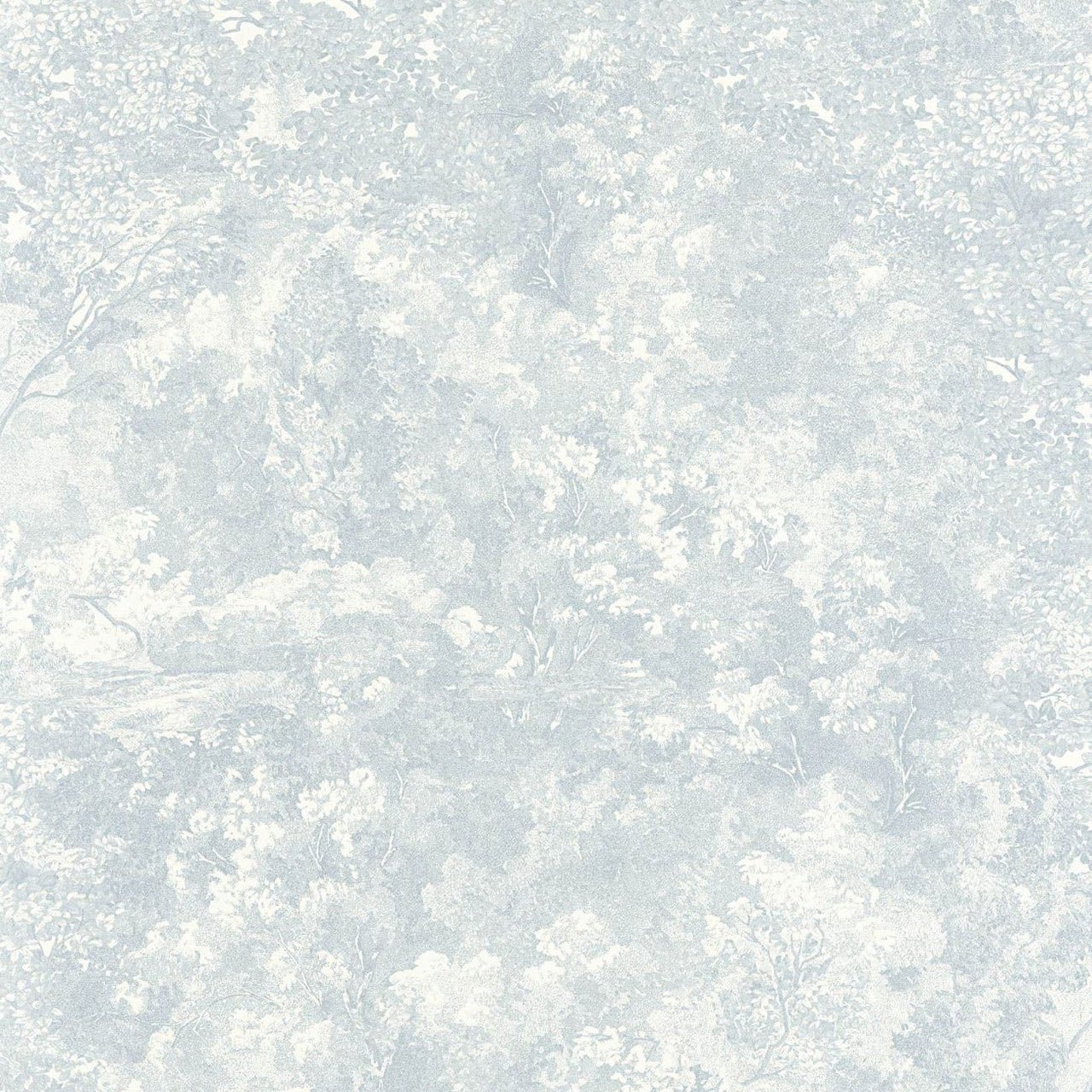 Canopee Voyage Onirique Wallpaper - Bleu Givre - Casadeco - 87246136 - Premier Wallcovering