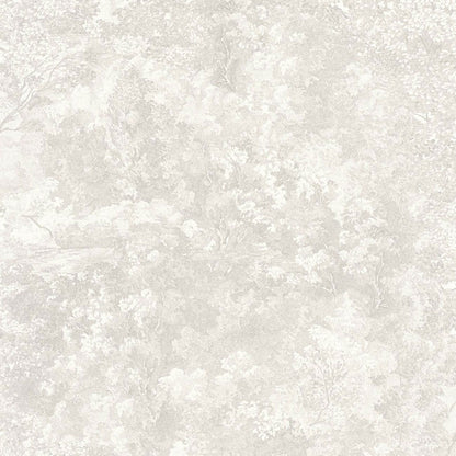 Canopee Voyage Onirique Wallpaper - Blanc Neige - Casadeco - 87241110 - Premier Wallcovering