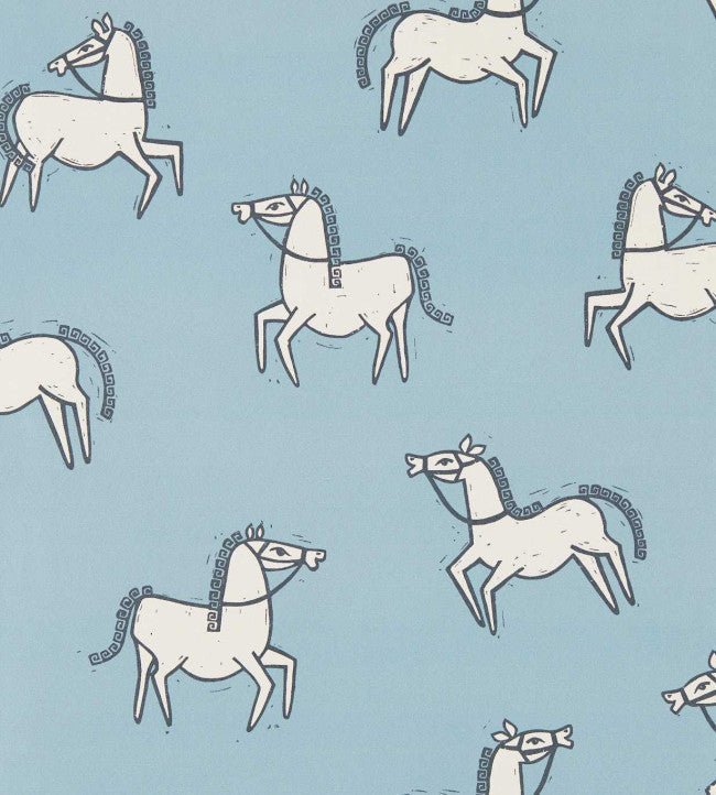 Canter Wallpaper - Denim - Scion - NSCW113252