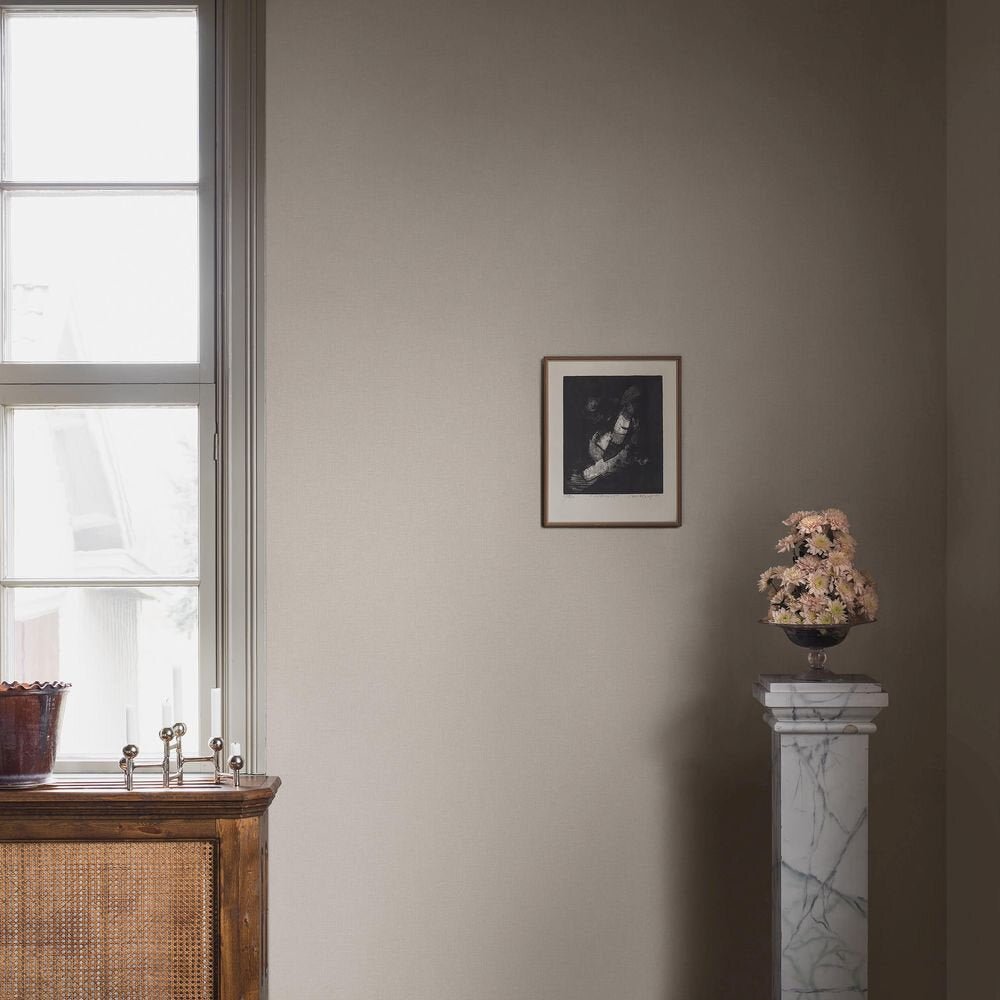 Canvas Wallpaper - Sepia - Boråstapeter - 6122 - Premier Wallcovering