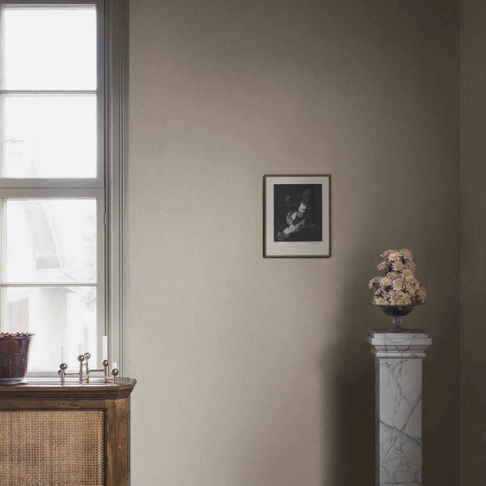 Canvas Wallpaper - Oyster - Boråstapeter - 6123 - Premier Wallcovering