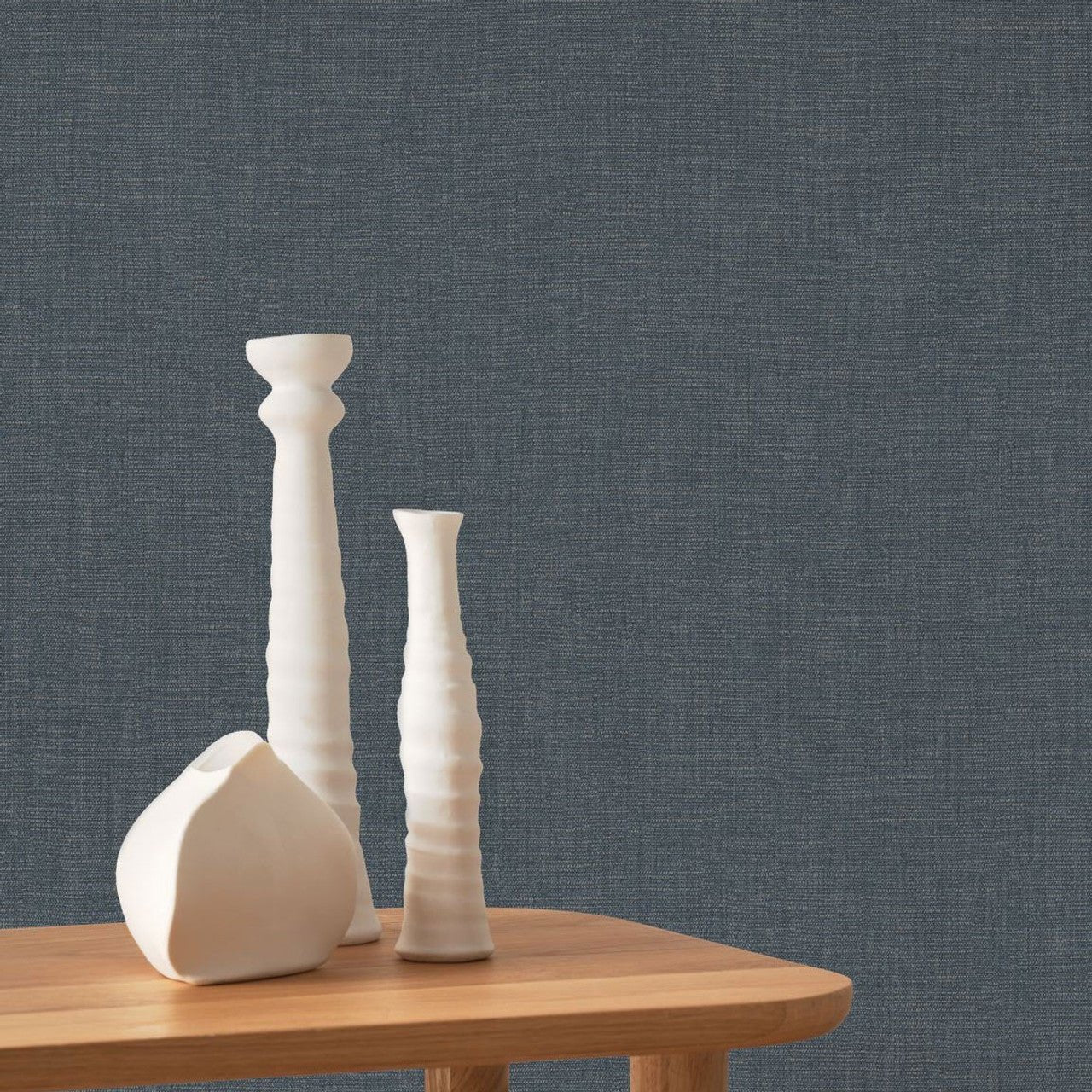 Caractere Matera Wallpaper - Bleu Orage - Casadeco - 201176886 - Premier Wallcovering