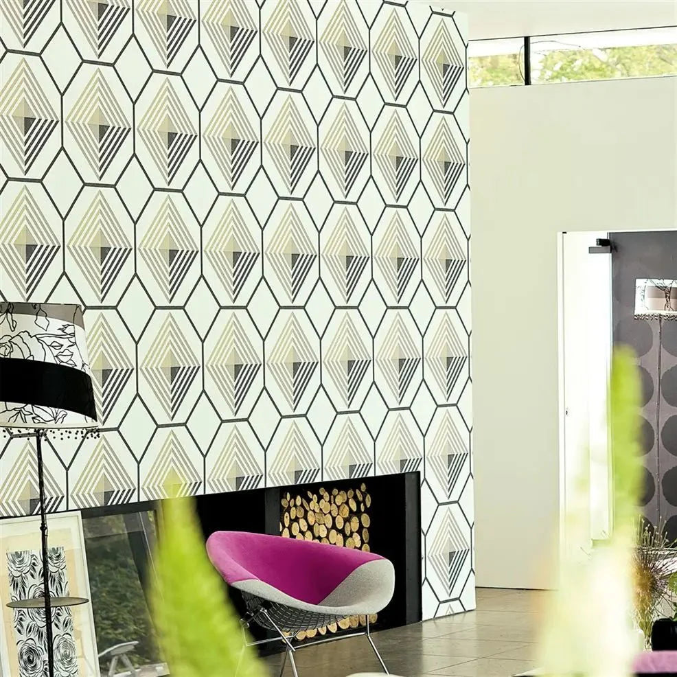Carlu Wallpaper - Nickel - P530/04 - Designers Guild