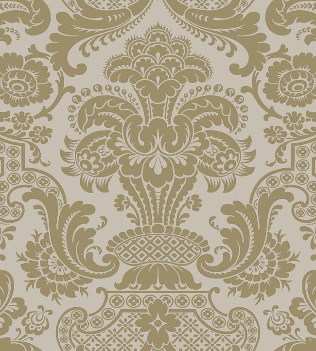 Carmen Wallpaper - Metallic Gilver on Linen - 108/2008 - Cole & Son - Premier Wallcovering