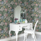 Carnation Garden Wallpaper - Green - Boråstapeter - 4834 - Premier Wallcovering