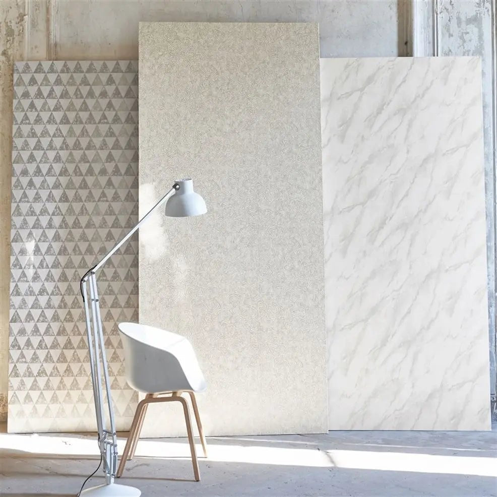 Carrara Grande Wallpaper - Ivory - PDG1089/01 - Designers Guild