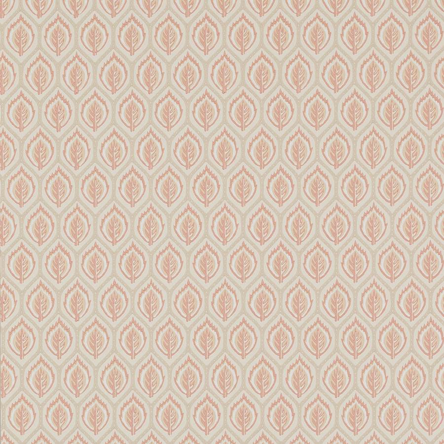 Carrick Wallpaper - Red - Colefax & Fowler - W7011 - 04 - Premier Wallcovering