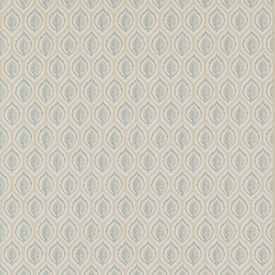 Carrick Wallpaper - Aqua - Colefax & Fowler - W7011 - 02 - Premier Wallcovering