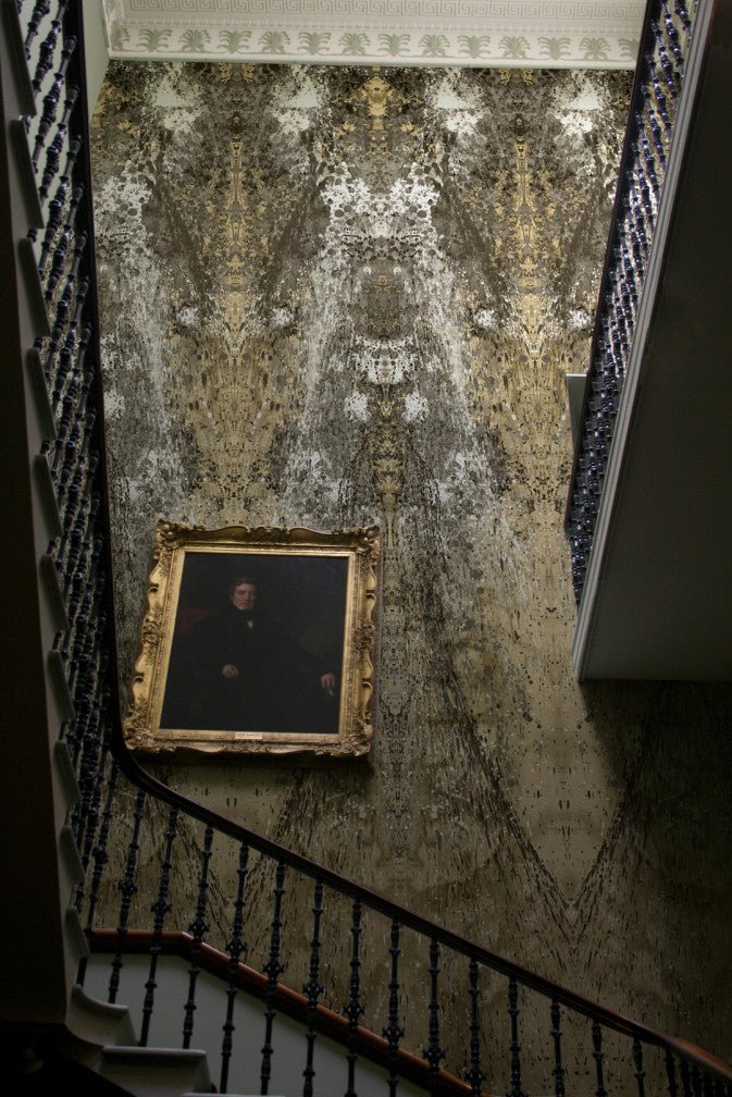 Cascade Superwide Wallpaper Panel - Beige - Timorous Beasties - ROR/CASC/OBRN/01 - Premier Wallcovering