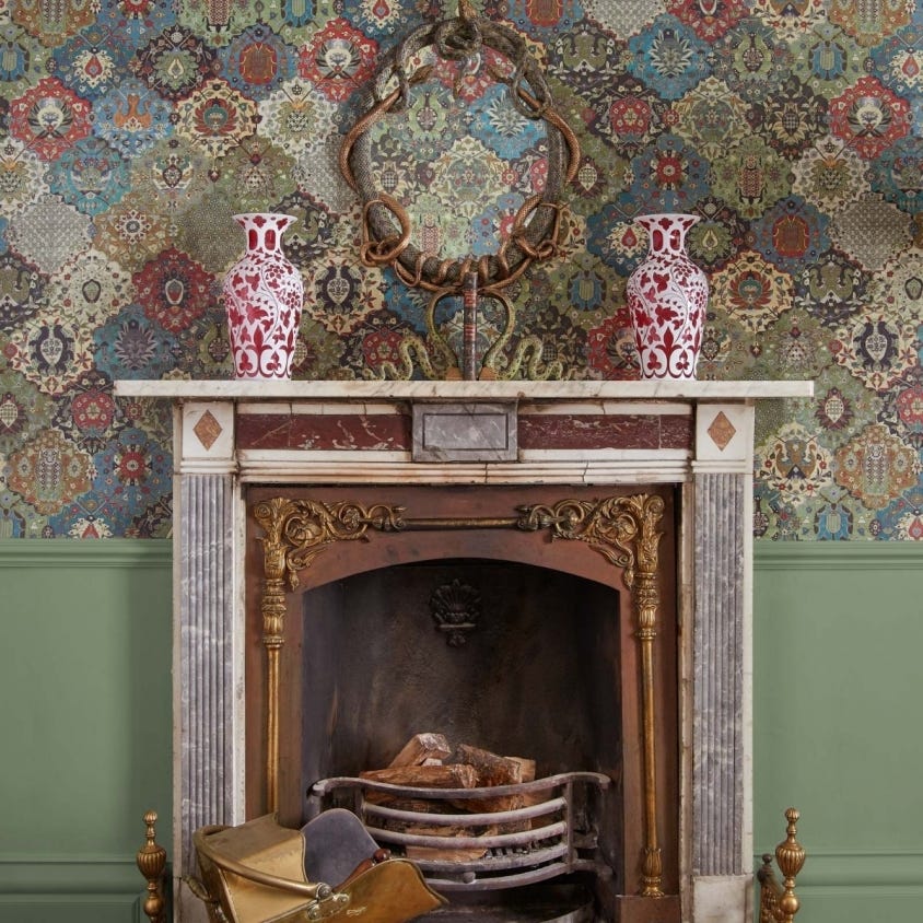 Caspar Wallpaper - House of Hackney - 1 - WA - CAP - DI - FOR - XXX - Premier Wallcovering