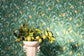 Cassis Wallpaper - Vert mousse orange - Caselio - 105457331