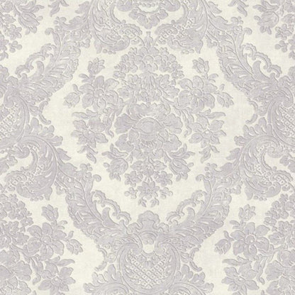 Castello Palazzo Wallpaper - Gris And Blanc - Casadeco - 83550106 - Premier Wallcovering