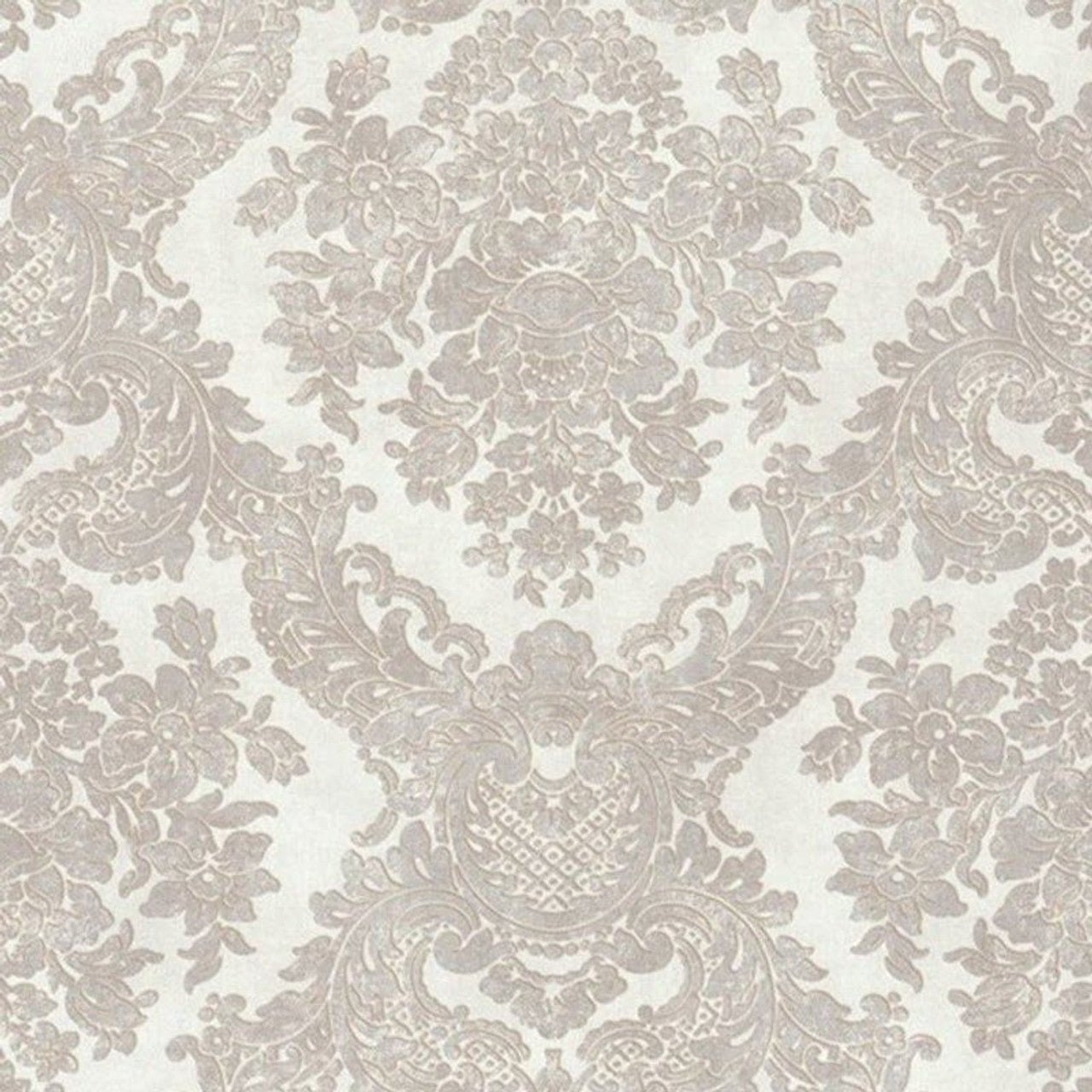 Castello Palazzo Wallpaper - Taupe - Casadeco - 83551405 - Premier Wallcovering