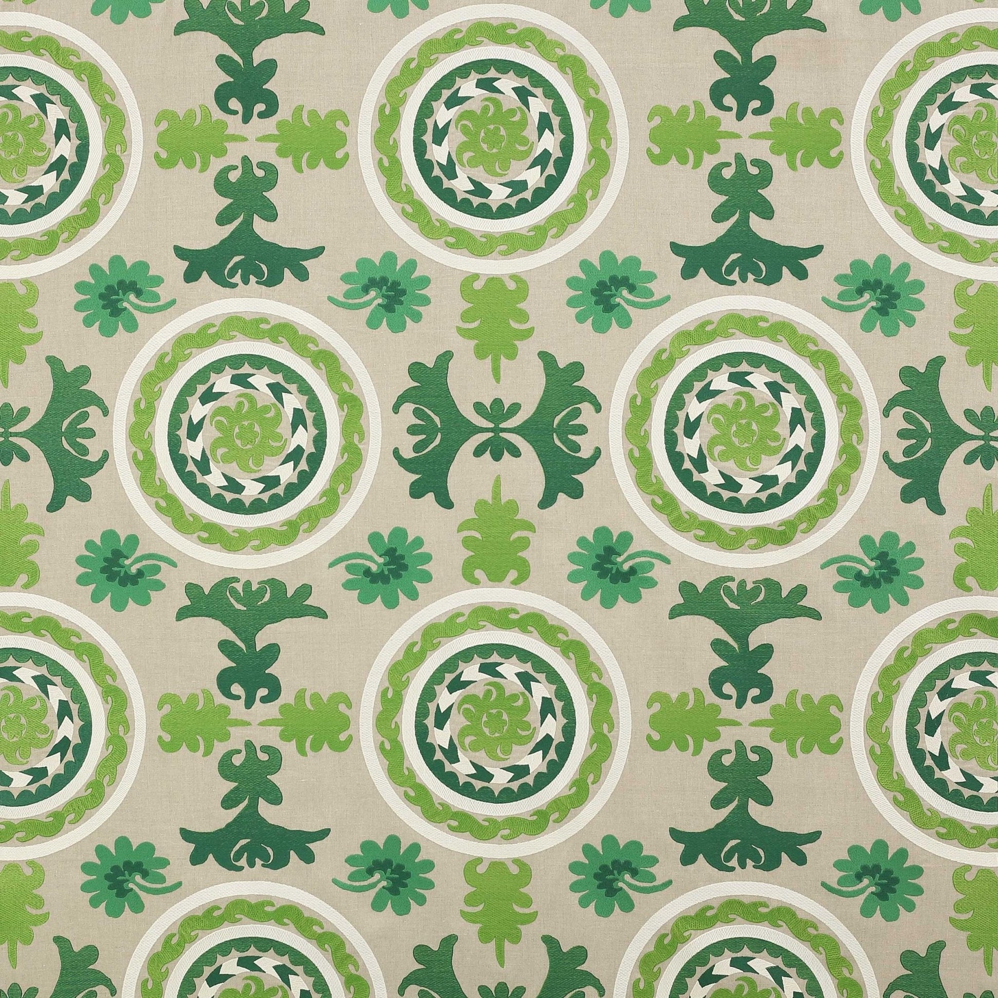 Castillon Fabric - Emeraude - Manuel Canovas - M4009-02 - Premier Wallcovering