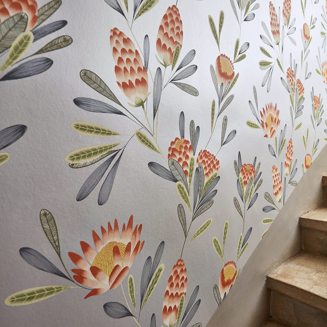 Cayo Wallpaper - Ochre/Linen - Harlequin - HZAP111774