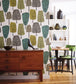 Cedar Wallpaper - Slate / Apple / Ivy - NFIK111083 - Scion