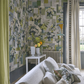 Celadon Vase Grasscloth Wallpaper - Celadon - PDG1205/01 - Designers Guild