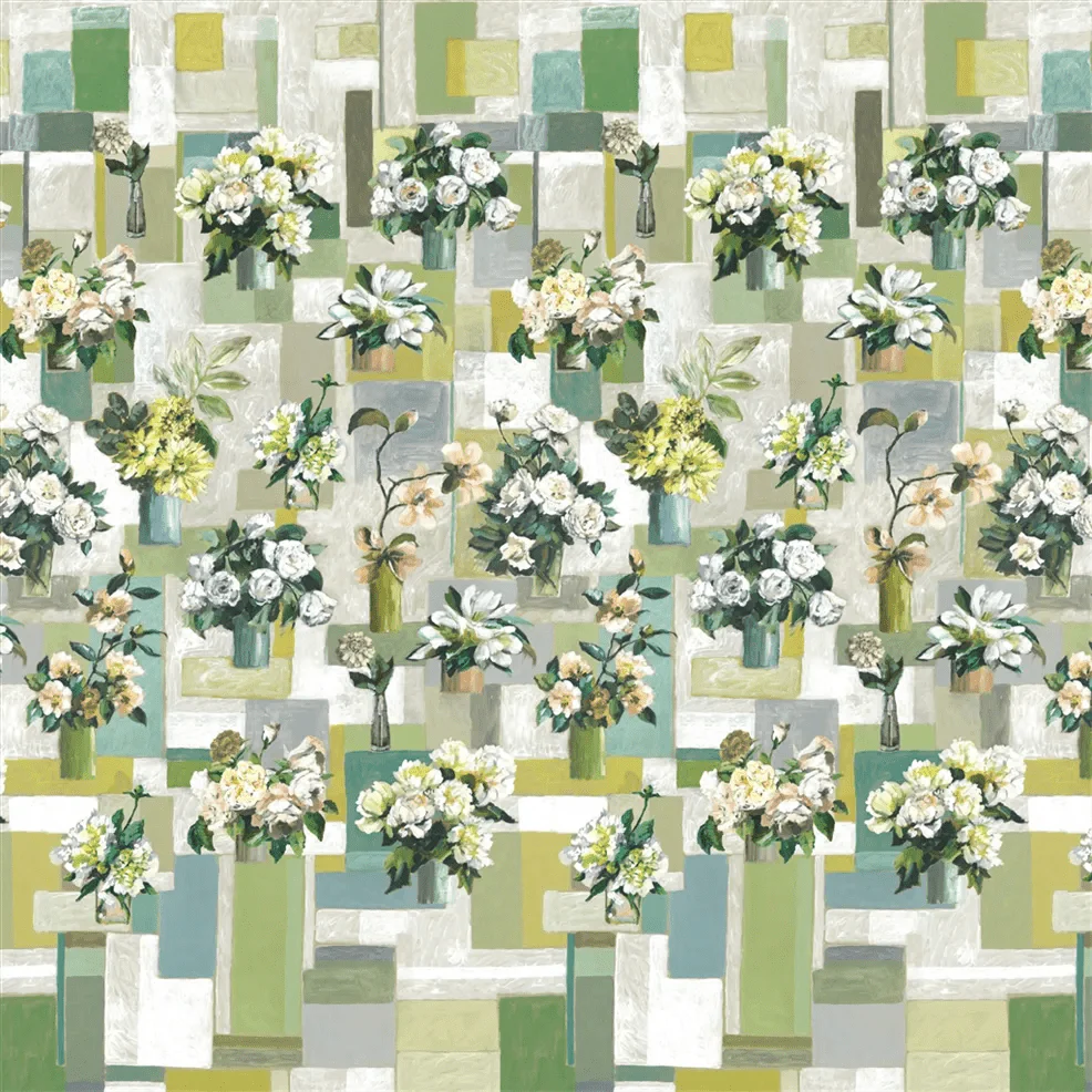 Celadon Vase Wallpaper - Celadon - PDG1206/01 - Designers Guild