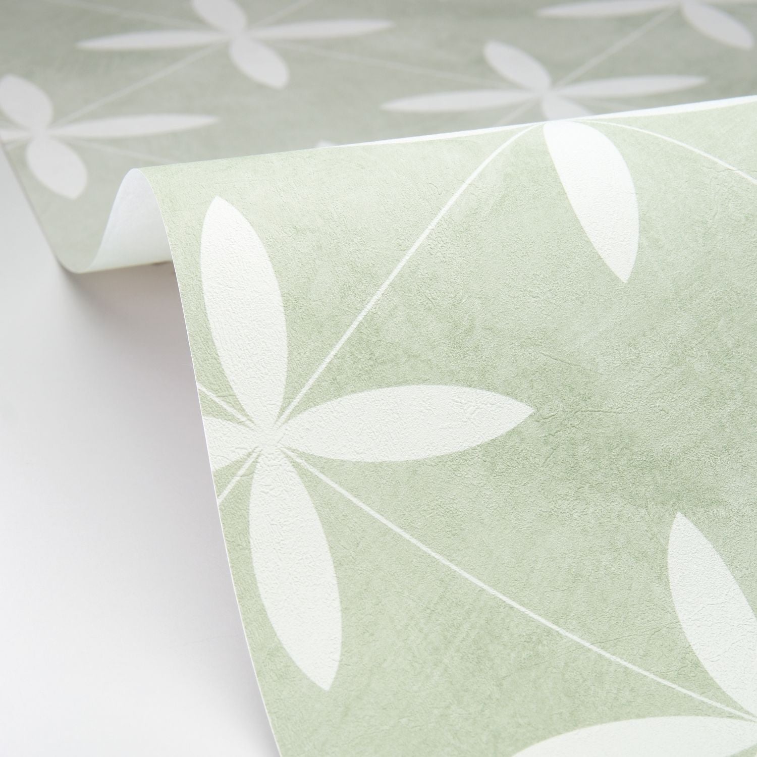 Cement Tiles Wallpaper - Vert d'eau - Caselio - 106900746